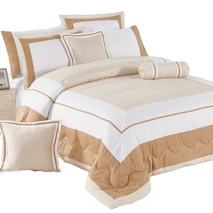 OEKO BSCI ISO Certificate Luxury Comforter Set New 9-Piece Polycotton <strong>Patchwork</strong> Design Woven 9pcs <strong>Bedding</strong> - Product Image 4