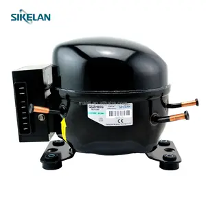 R134a DC 12/24V QDZH65G SIKELAN Solar Power Mini Refrigerant Compressor for Portable Car Freezer