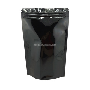 Sacchetti per Snack Neri Lucidi Personalizzati con Stampa, Metallizzati, con Chiusura a Zip, Resistenti al Calore, Antiumidità, da 12oz 50g - Product Image 3