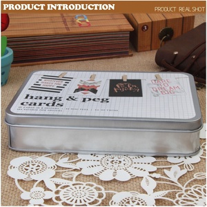 Cartoline con messaggio di Design personalizzato carte <span class=keywords><strong>regalo</strong></span> di carta Creative in scatola di latta per regalare regali personalizzati - Product Image 5