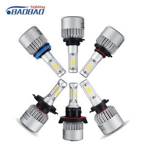 de fábrica auto partes iluminación 72 W S2 faro bombilla led luces COB H11 H13 LED faros del coche 9006 9005 h4 <span class=keywords><strong>H7</strong></span> bombilla led - Product Image 2
