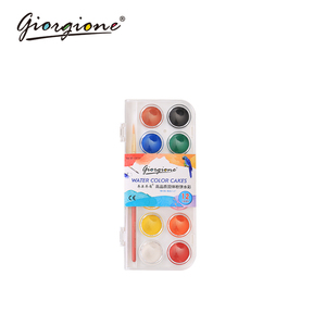 China Factory Hot Selling Watercolor <strong>Paint</strong> Cakes Water Color <strong>Set</strong> 12, 16, 24, 28, 36, 48 Colors of Plastic Box With Free Brush - Product Image 1