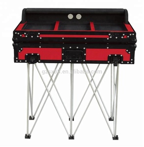 Flight case pour <span class=keywords><strong>DJ</strong></span> <span class=keywords><strong>avec</strong></span> plateau tournant pour console de mixage et <span class=keywords><strong>lecteur</strong></span> <span class=keywords><strong>CD</strong></span> - Product Image 2