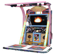 Machine de danse et de musique de simulateur adulte de vidéos à pièces d'amusement d'intérieur à vendre