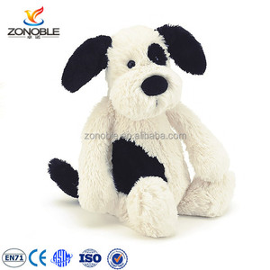 Kustom lucu Labradoodle kecil lembut anak anjing anjing boneka hewan mewah anjing Labrador