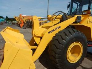 Chargeur sur pneus Komatsu WA380 d'occasion de haute qualité Chargeur frontal Komatsu avec composant moteur central WA380-3 WA380-6 - Product Image 6