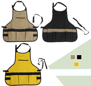 Pintores, los estudiantes de la Escuela de artista delantal de lona con bolsillos <span class=keywords><strong>para</strong></span> adultos pintura delantales - Product Image 2