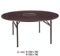 Demi-cercle solitaire thème fou prix courbé pliant banquet table à manger