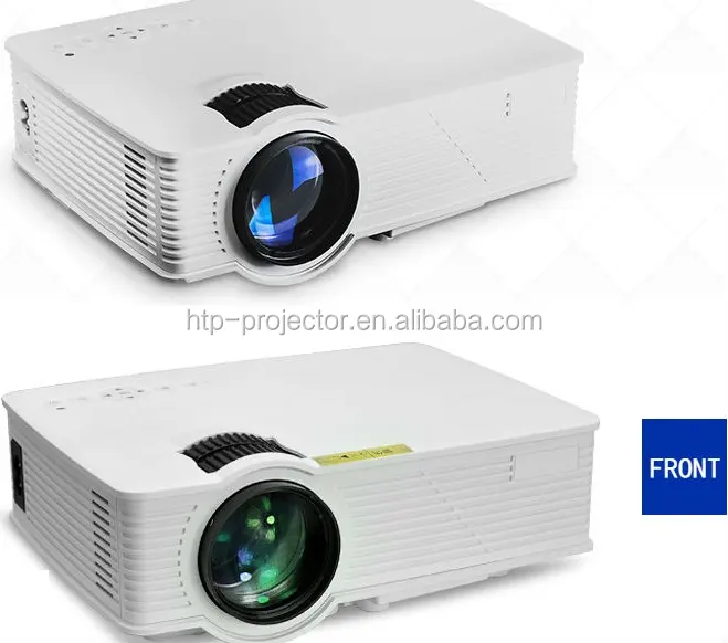 Projetor hd de longa distância htp, 720p, suporte a 1080p,mini projetor lcd portátil