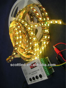 <span class=keywords><strong>Tiras</strong></span> de prueba de luz LED mágica de 64 LED/M con IC ws2811 integrado de 5V, efecto de color de ensueño. - Product Image 1