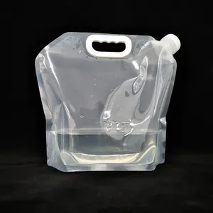 En plastique SANS BPA réutilisable jetable potable pliable 1gal sacs à eau à vendre