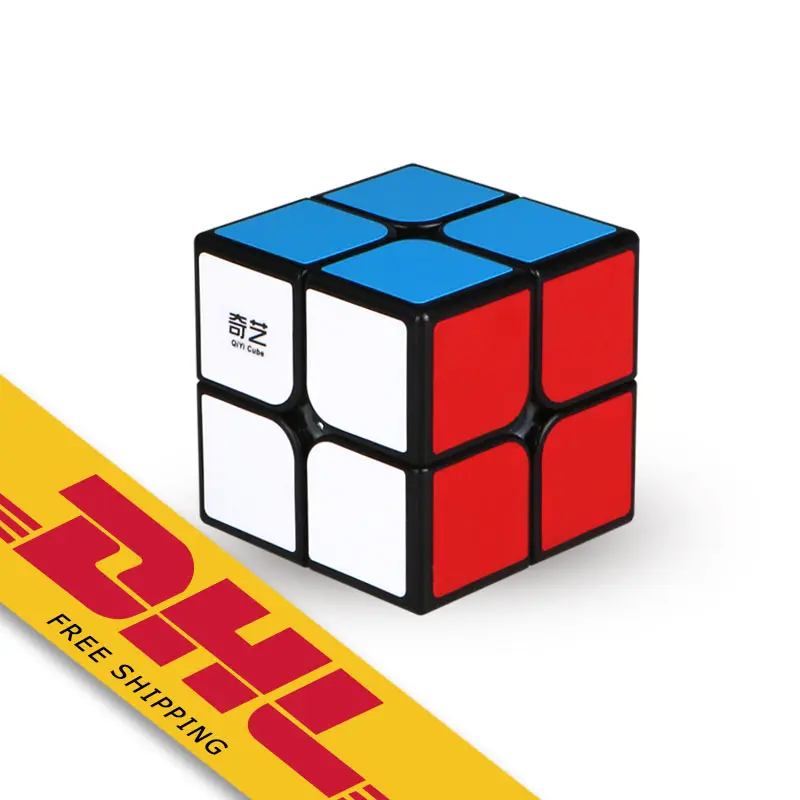 Qiyi Qidi 2x2 Cube Puzzles Stickerless Puzzle Cube Smooth 2x2x2 Magic Cubes 2by2 Speed Toys Gifts for Kids