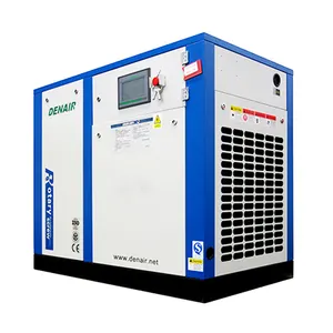 37 kw 50 hp variable speed screw air compressor with dryer