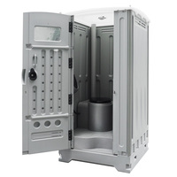 Toilettes de compostage mobiles portables en plastique chimique pour camping, design moderne, matériau HDPE pour usage extérieur et hospitalier TOPPLA