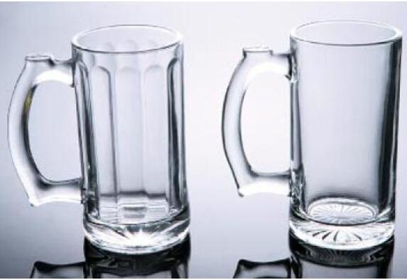 Haonai Glass Beer Mug,Beer Stein,Glass Beer tankard- 500ml(16oz)Popular