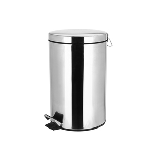 <span class=keywords><strong>Poubelle</strong></span> en acier inoxydable avec pédale et seau intérieur, <span class=keywords><strong>poubelle</strong></span> écologique pour bureau et cuisine - Product Image 1