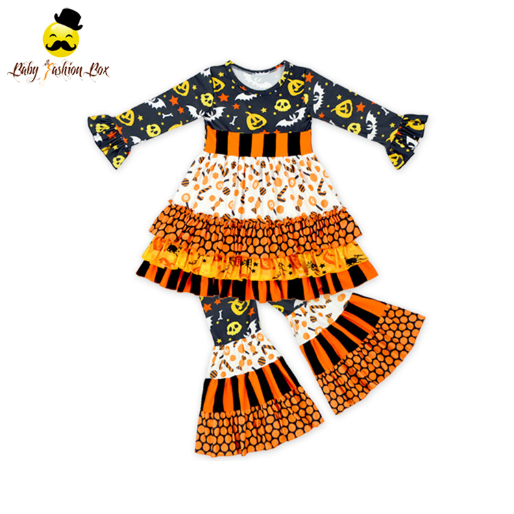 Оптовая Продажа Модные хлопковые длинные штаны с оборками для девочек детские брюки-карго