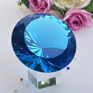 Chiaro K9 fermacarte diamante di cristallo con Sandblast inciso parole di nozze regali di nozze o altri oggetti di cristallo - Product Image 4