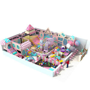 Divertido <span class=keywords><strong>Barbie</strong></span> Rosa patio interior del parque de atracciones para niños - Product Image 1