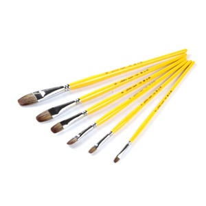 Qualité supérieure Mélange Poils D'animaux (Belette, Sable, Mangouste) pour peinture Acrylique brosse pinceaux d'artiste - Product Image 1