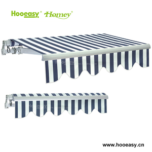 Aluminio terraza sombrilla caravana retráctil Homey toldos techo de <span class=keywords><strong>la</strong></span> tienda - Product Image 4