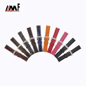 Bracelet de montre personnalisé en cuir exotique multi-tailles, rembourré, grain d'alligator semi-vachette, pour Panerai - Product Image 1