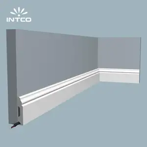 Intco Hotselling Waterdichte Badkamer Muur Panelen Licht Boord Bouw Keukenkast Crown Moulding Plint