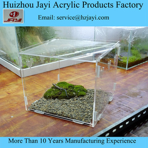 Fabricante fábrica Alibaba Diy Acrílico mascotas Jaula Borrar color, herp jaula de plexiglás, Reptil Hábitat - Product Image 1
