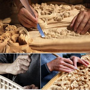 12 件木雕手凿工具套装手工木工工具包木刻 DIY 工具雕刻机木雕工人凿刀 - Product Image 4