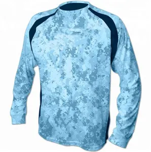 New style fishing shirt pro team custom lightweight fishing apparel