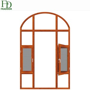 Phong Cách Châu Âu Phá Vỡ Nhiệt Nhôm Vòm Đầu Tròn Thiết Kế <span class=keywords><strong>Swing</strong></span> <span class=keywords><strong>Windows</strong></span> - Product Image 5