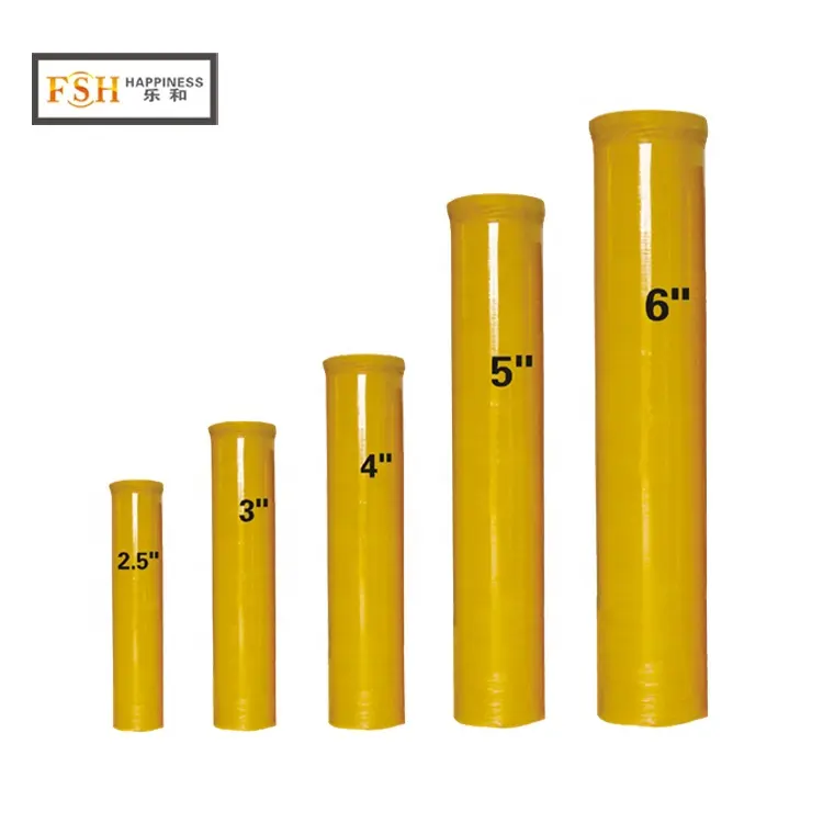 Glück 2,5 zoll 3 inch 4 inch 5 zoll und 6 zoll Fiberglas Einzelnen Aufnahmen Muscheln Feuerwerk Display Mörtel Rohre