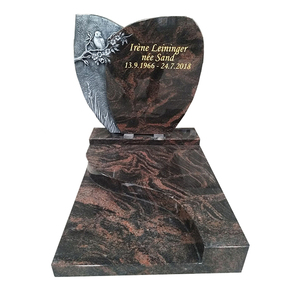 Indien Aurora antique gravé au laser rouge granit pierre <span class=keywords><strong>tombale</strong></span> mémorial pierre <span class=keywords><strong>tombale</strong></span> - Product Image 1