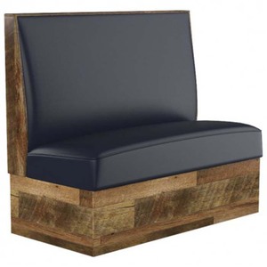 Al aire libre Vintage muebles café sólido comedor sofá diseños de madera restaurante Booth - Product Image 1