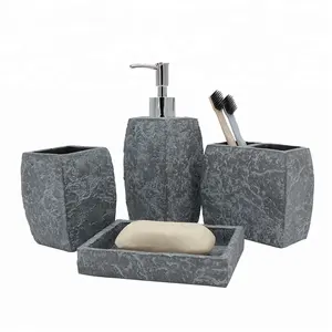 2024 Ecofriendly Concrete Natural Bathroom Accessories with Cement Effect for Modern Home Decor for Villas Hotel Home