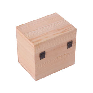 En bois de pin inachevé affichage young living <span class=keywords><strong>Doterra</strong></span> Huile Essentielle Boîte Organisateur rack - Product Image 5
