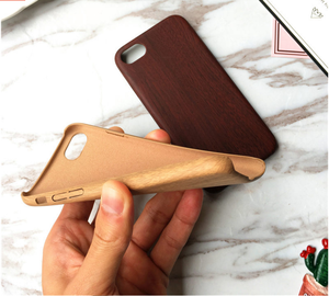 Wd01B diseño de lujo al por mayor de accesorios del teléfono duro madera caja del teléfono celular para el iPhone 7 6 - Product Image 4
