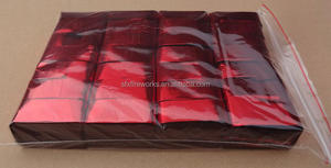出厂价2x 5厘米红色金属五彩纸屑纸，用于派对 - Product Image 3