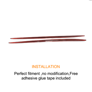 Modanature Laterali in Fibra di Carbonio Stile <span class=keywords><strong>QV</strong></span> 2017 per <span class=keywords><strong>Alfa</strong></span> Romeo <span class=keywords><strong>Giulia</strong></span> Quadrifoglio Verde - Product Image 5