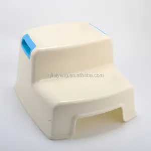 I bambini di plastica 2 scaletta passo anti slip da bagno uso di formazione vasino 2 scaletta passo sgabello
