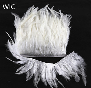 Bán Buôn Giá Nhuộm Trắng Dậu Saddle Gà <span class=keywords><strong>Feather</strong></span> Trim Ren Coque Gà <span class=keywords><strong>Feather</strong></span> Cắt <span class=keywords><strong>Fringe</strong></span> Đối Với Quần Áo - Product Image 5