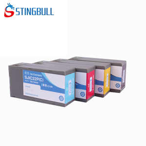 En iyi fiyat SJIC22P doldurulabilir mürekkep kartuşu c3520 Epson ColorWorks C3500 C3510 C3520 renkli etiket yazıcı - Product Image 5