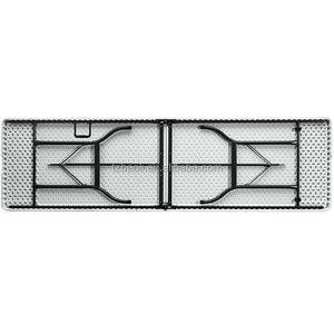Mesas de pícnic plegables de plástico HDPE para exterior, económico, para jardín, 240CM - Product Image 2
