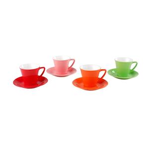 Coffee <strong>Mug</strong> Ceramic Porcelain Coffee <strong>Mug</strong> <strong>Set</strong> with Saucer <strong>Stacking</strong> Coffee <strong>Mugs</strong> Gift <strong>Sets</strong> with Stand - Product Image 4