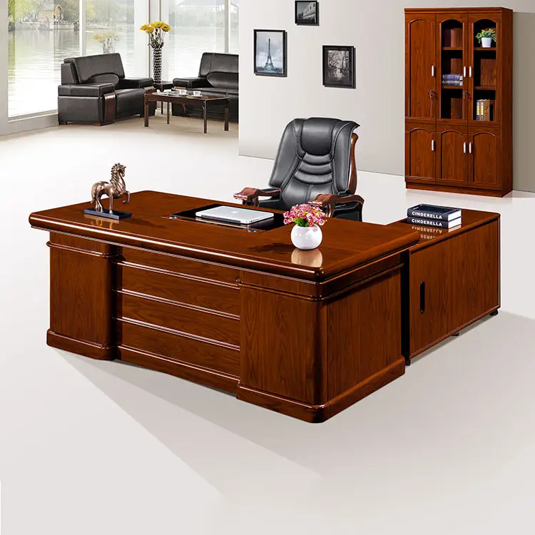 Meja Veneer Taplak Meja Eksekutif Furnitur Meja Eksekutif Meja Staf Meja Kantor untuk Dijual