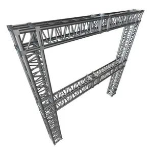 Outdoor space truss structure billboard steel trusses design