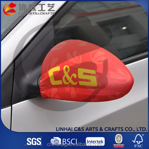<span class=keywords><strong>Vente</strong></span> chaude Promotionnel Publicité Spandex Couverture De Miroir De <span class=keywords><strong>Voiture</strong></span> - Product Image 1