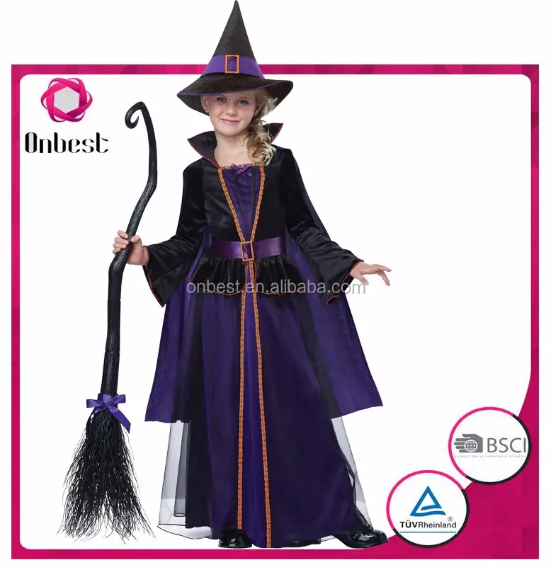 Maleficent crianças cosplay glamour vestido de bruxa traje da bruxa do dia das bruxas para meninas