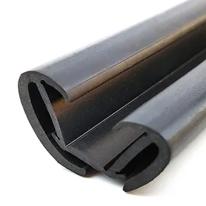Flocking rubber sealing strip for automobile glass window running passage supplier in China