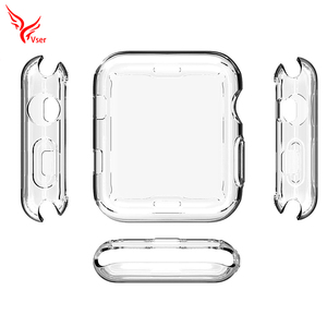 Completa de la cubierta de TPU caja de cubierta de silicona suave delgada transparente para <span class=keywords><strong>Apple</strong></span> Watch 40mm 44mm serie 4 - Product Image 3